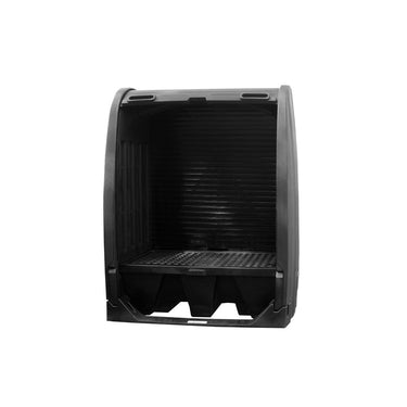 Black Diamond 2-Drum Spill Containment Shed w/Drain