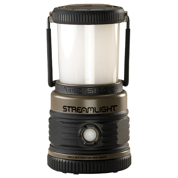 Streamlight® The Siege® Alkaline Lantern, 3 D-Cell, 7 1/4" x 3 15/16", Coyote, 1/Each