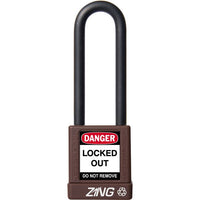 Thumbnail for ZING Padlock, Keyed Different, Brown- Model 7060