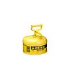 Justrite 1-Gallon Type I Safety Can - Yellow