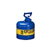 Justrite 2-Gallon Type 1 Safety Can - Blue