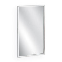 Bradley Bx 18" x 30" Channel Stainless Steel Frame Mirror