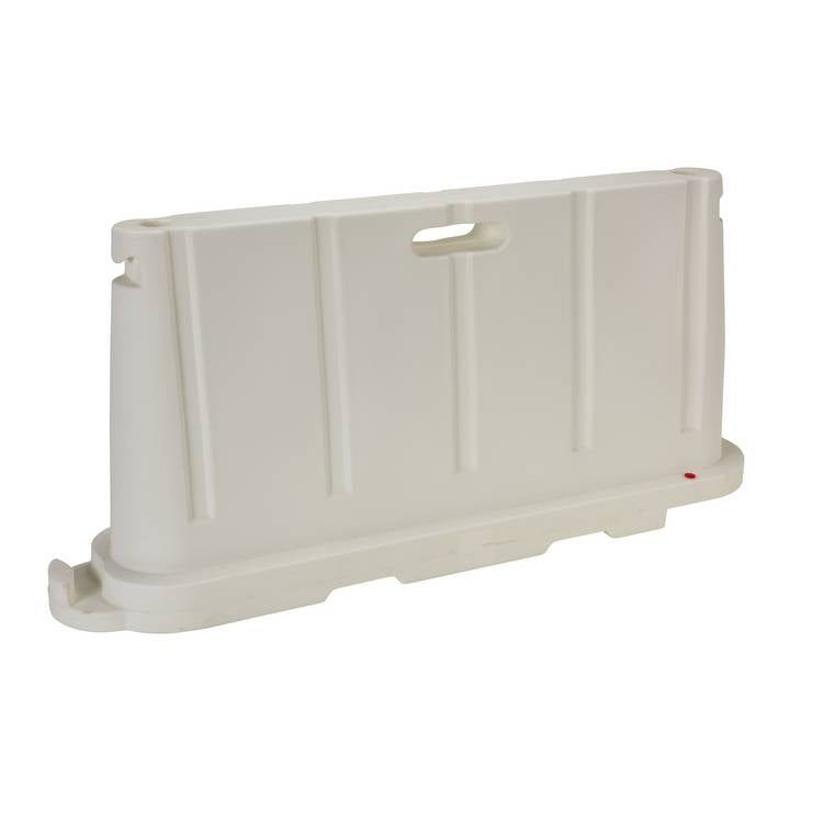 STACKABLE POLY BARRICADE WHITE - Model BCD-7636-WH