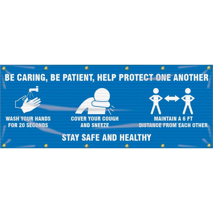 Fence-Wrap Mesh Banner: Stay Safe and Healthy