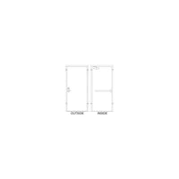 Thumbnail for Hollow Metal Doors and Frames - Model HD30x84-0-P-LHR-RIM