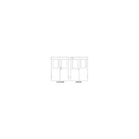 Thumbnail for Hollow Metal Doors and Frames - Model HD72x80-0-H-RHR-RIM