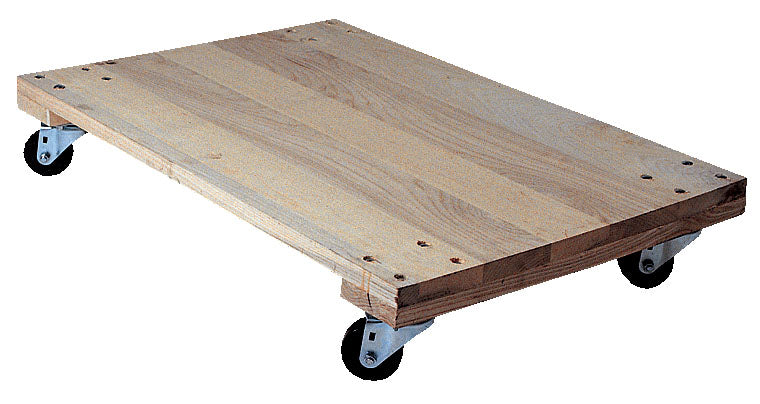 24" x 36" Solid Deck Hardwood Dolly w/ 1,200-lbs