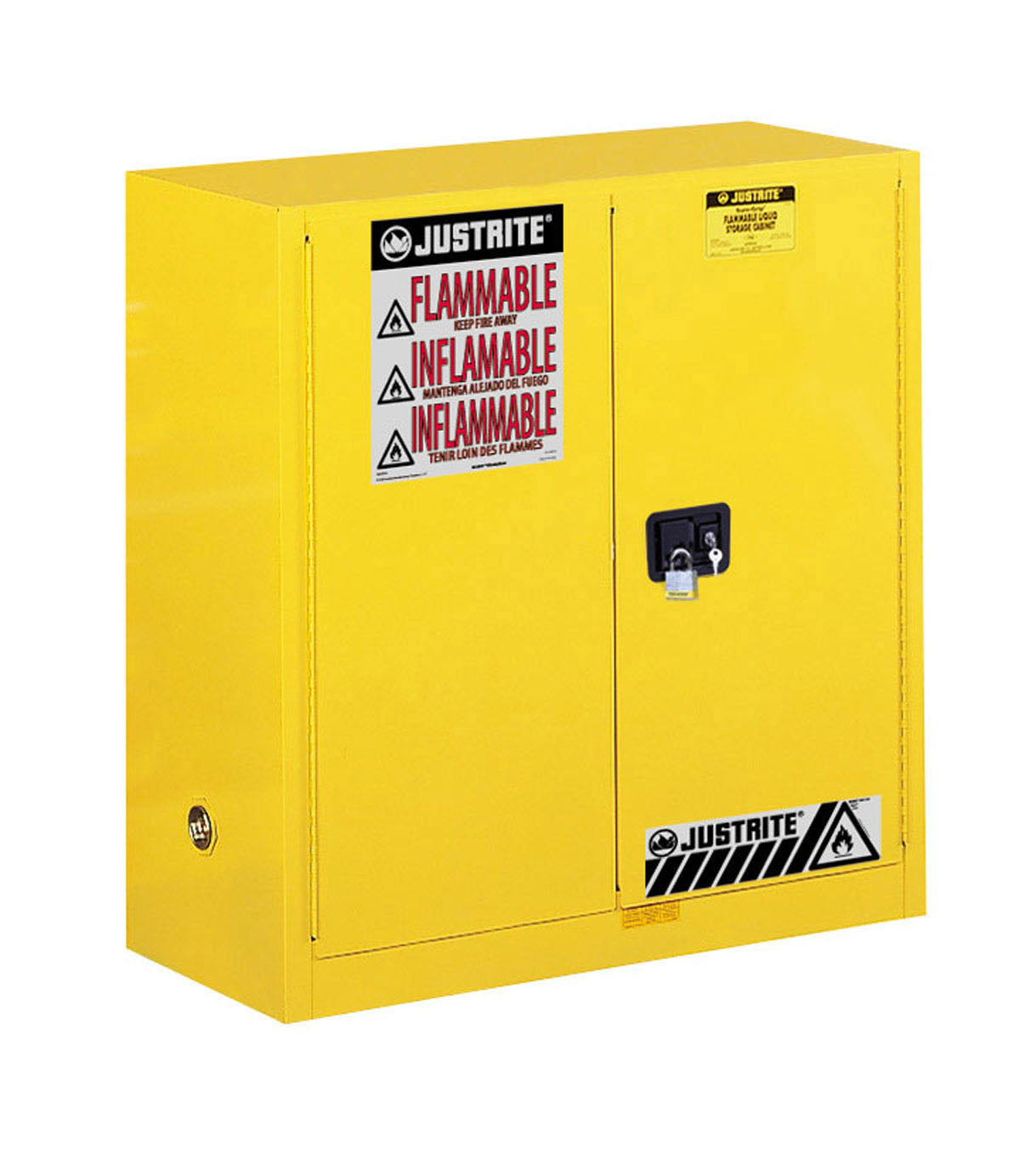 Justrite EX 30-Gallon Self-Closing Safety Storage Cabinet