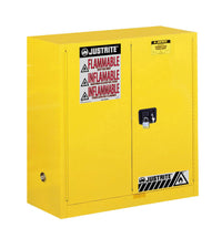 Thumbnail for Justrite EX 30-Gallon Self-Closing Safety Storage Cabinet