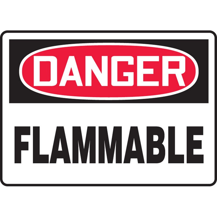 Danger Flammable Sign - Model MCHD05BVS