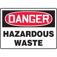 Thumbnail for Danger Hazardous Waste Sign - Model MCHD23VP