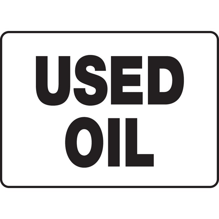 Used Oil Sign - Model MCHL517VA
