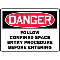 Thumbnail for Danger Follow Confined Space Entry Procedure Before Entering - Model MCSPD11VA