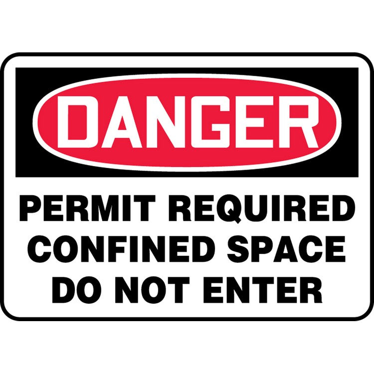 Danger Permit Required Confined Space Do Not Enter - Model MCSPD32VP