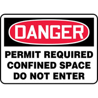 Thumbnail for Danger Permit Required Confined Space Do Not Enter - Model MCSPD32VP