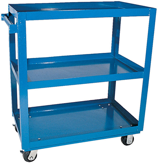 Vestil 28" x 48" 1,000-lbs Capacity Service Cart w/ 3 Shelves