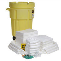 Thumbnail for Oil-Only 95-Gallon Wheeled OverPack Salvage Drum Spill Kit, SPKO-95-WD