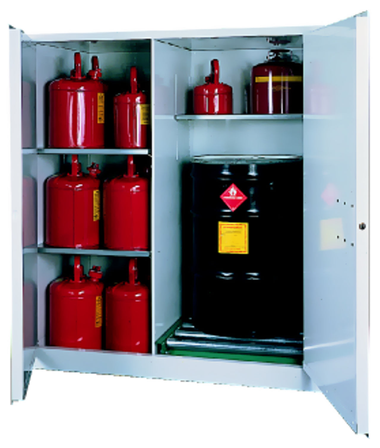 Securall 1 Vertical Drum & Can Manual-Close Cabinet