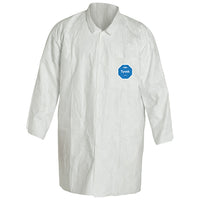 Thumbnail for DuPont™ Tyvek® 400 Lab Coat w/ Open Wrists, Large, White, 30/Case