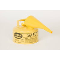 Thumbnail for 1G Yellow Type I Safety Can w/funnel - Model UI-10-FSY