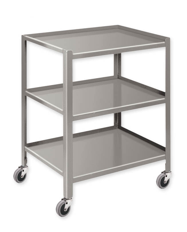 Pucel 19" x 25" Utility Table w/ 3 Shelves