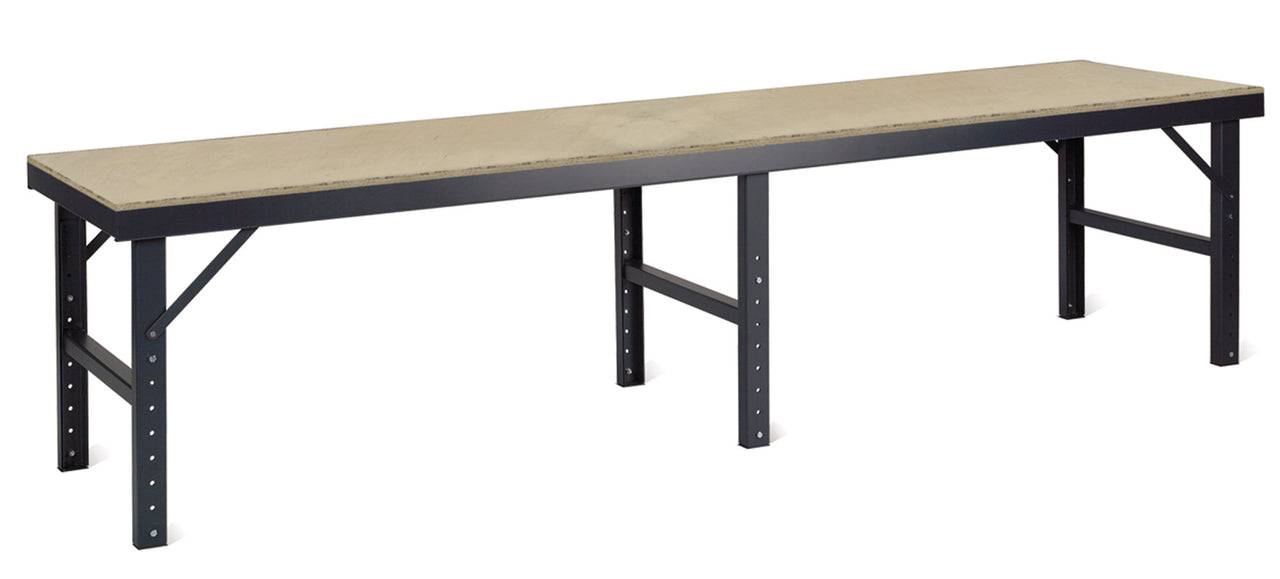 Vari-Tuff Folding Work Table - Wood Top, 49" x 96" x 8.5"