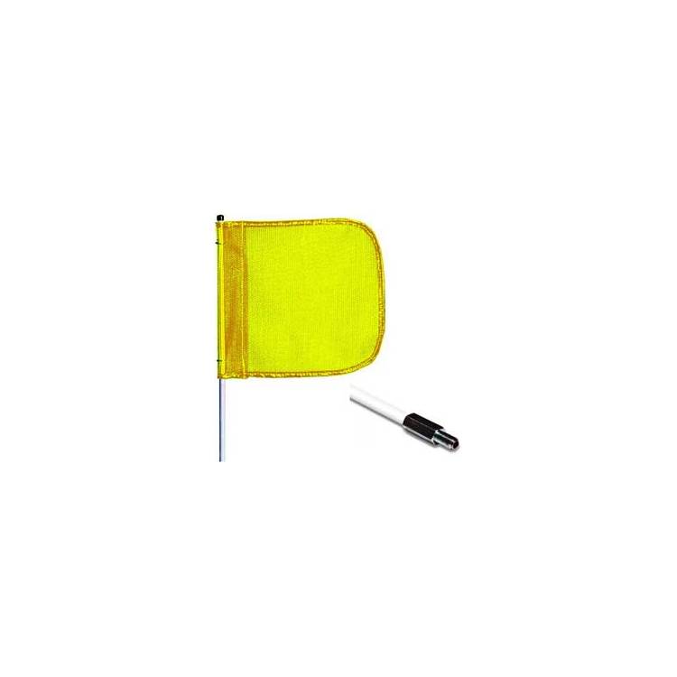 5 Ft Non Lighted Whip, Yellow Flag - Model FS5-QD-Y