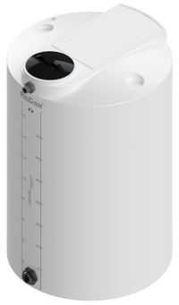 Thumbnail for 175 Gal ProChem® Vertical Tank w/Bulkhead Fittings - Twist Lid 8