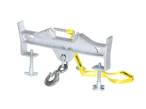 Steel Double Rigid Hoist Optioning Hook 2 In x 23-3/16 In x 13-1/32 In 4000 Lb. Capacity Silver