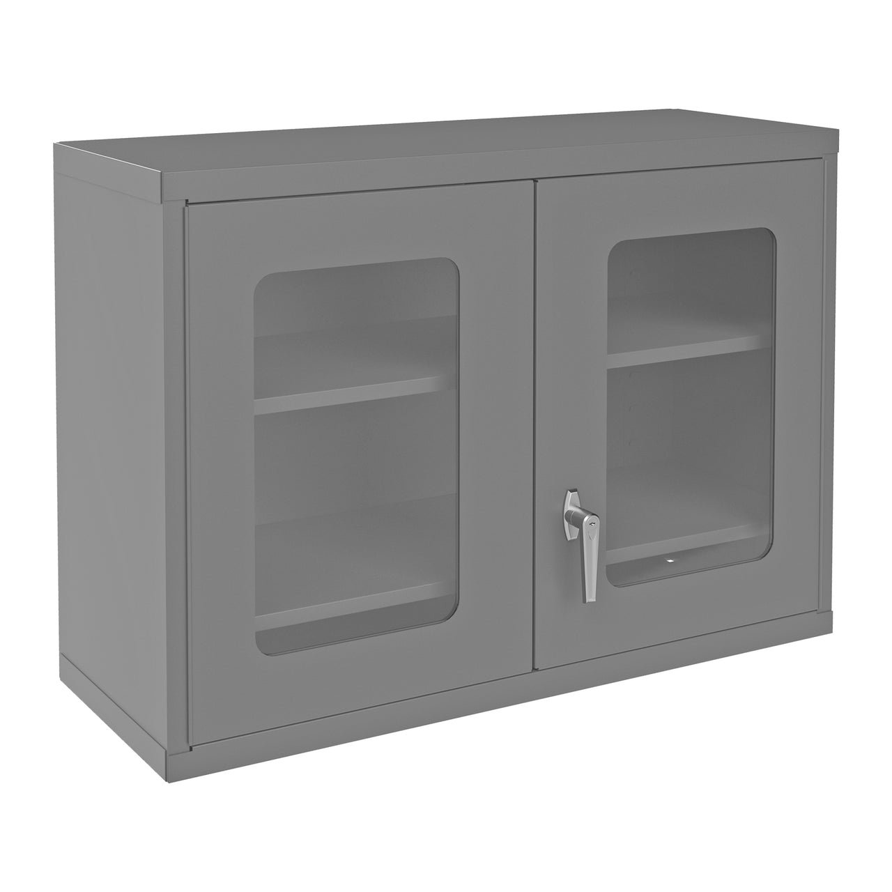 CLEAR VIEW WALL MOUNT CABINET, 14"X36"X27", #95 GRAY