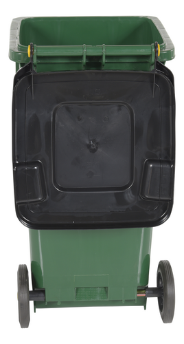 High Density Polyethylene 32 Gallon Trash Can Green