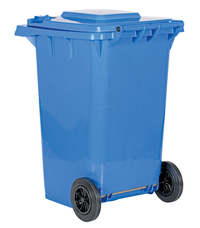 Thumbnail for High Density Polyethylene 95 Gallon Trash Can Blue