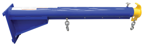 Steel Carriage Mount Lift Master Boom Class II 4,000 Lb. Capacity Blue and Yellow