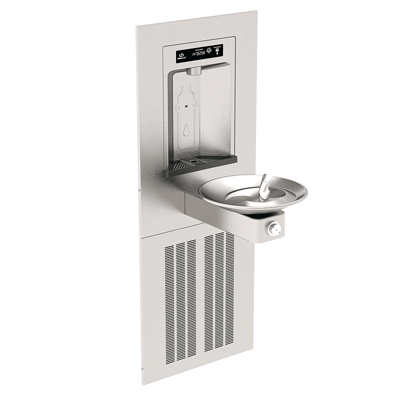 1001HSA.8 - Haws RIVIVE™ Hydration Station™ Chilled Recessed Bottle Filler with Fountain