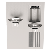 Thumbnail for 1011HSA.8 - Haws® RIVIVE Hydration Station™ Chilled Recessed Bottle Filler with HI-LO Fountains