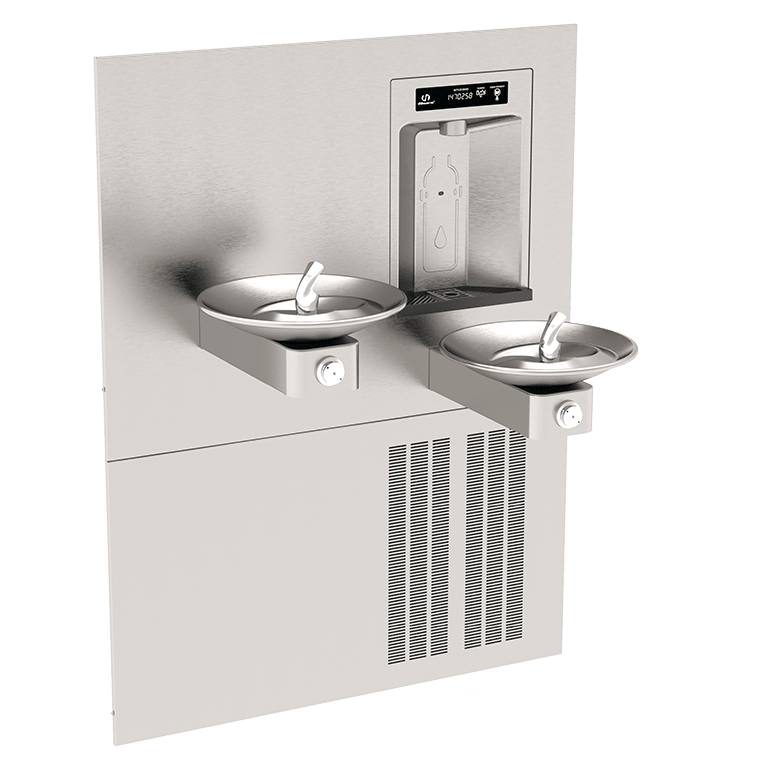 1011HSA.8 - Haws® RIVIVE Hydration Station™ Chilled Recessed Bottle Filler with HI-LO Fountains