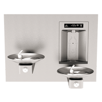 Thumbnail for 1011HS - Haws RIVIVE™ Hydration Station™ Recessed Bottle Filler with HI-LO Fountains