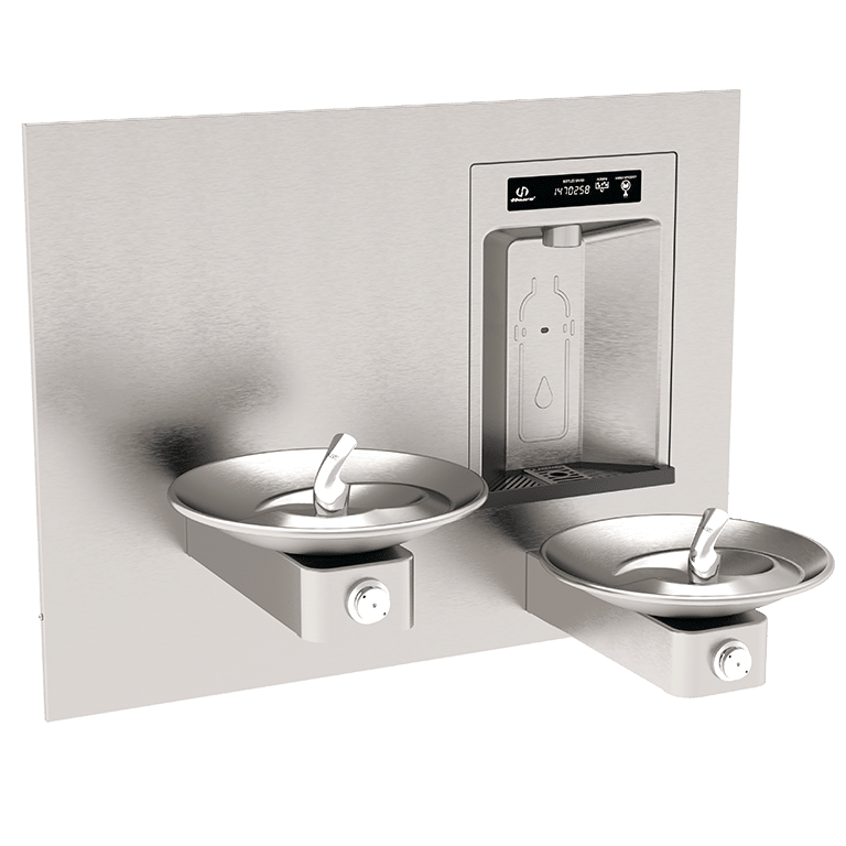 1011HS - Haws RIVIVE™ Hydration Station™ Recessed Bottle Filler with HI-LO Fountains