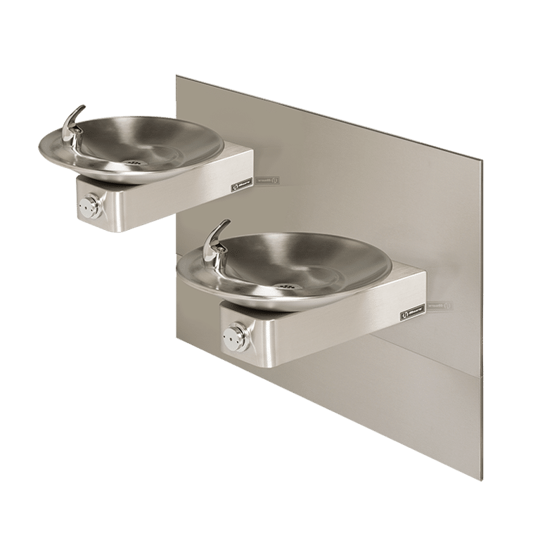 Barrier-Free Dual Wall Mount Fountain