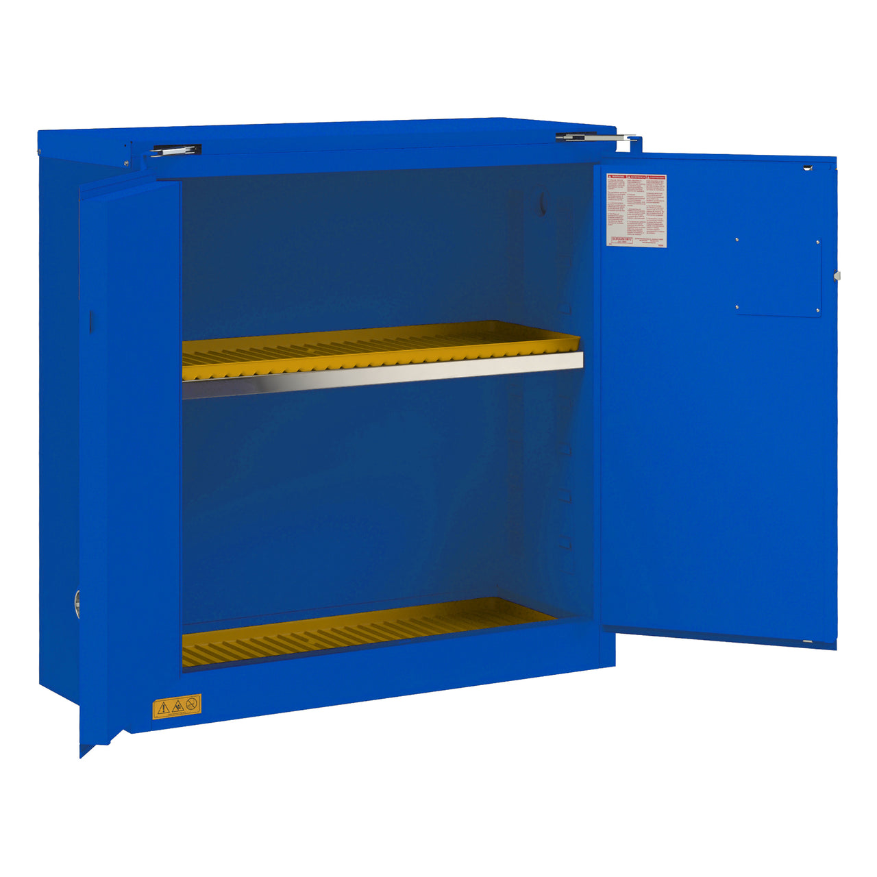 Corrosive Storage, 30 Gallon, Self Close