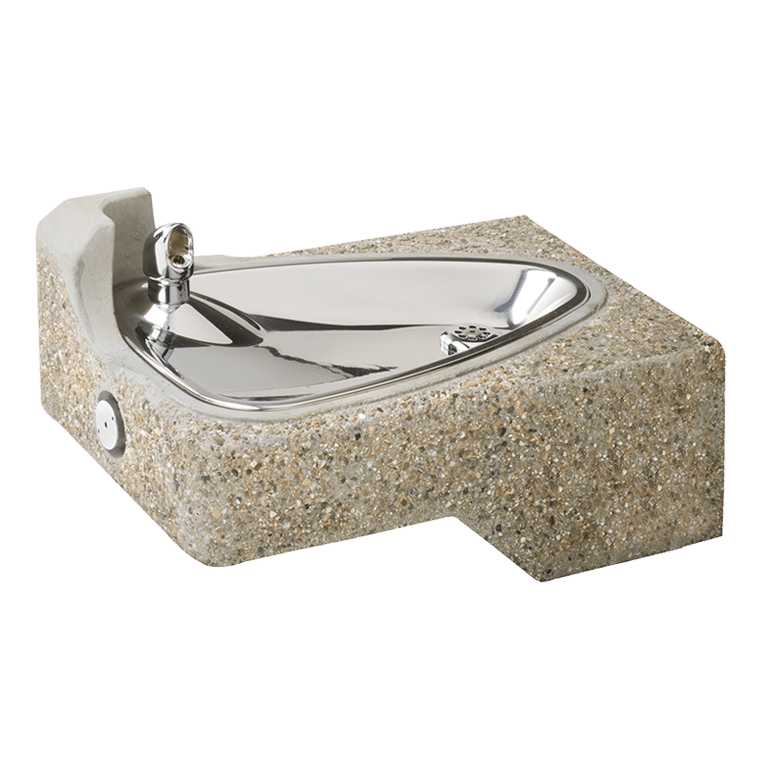 ADA Concrete Outdoor Wall Mount Fountain