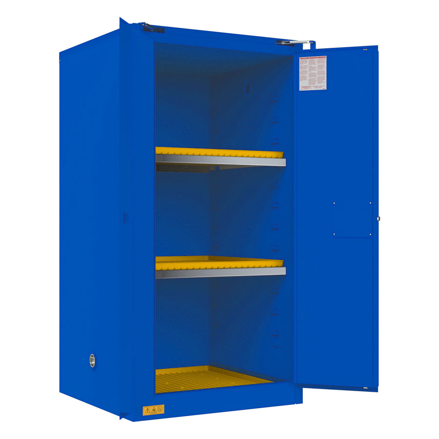 Corrosive Storage, 60 Gallon, Self Close