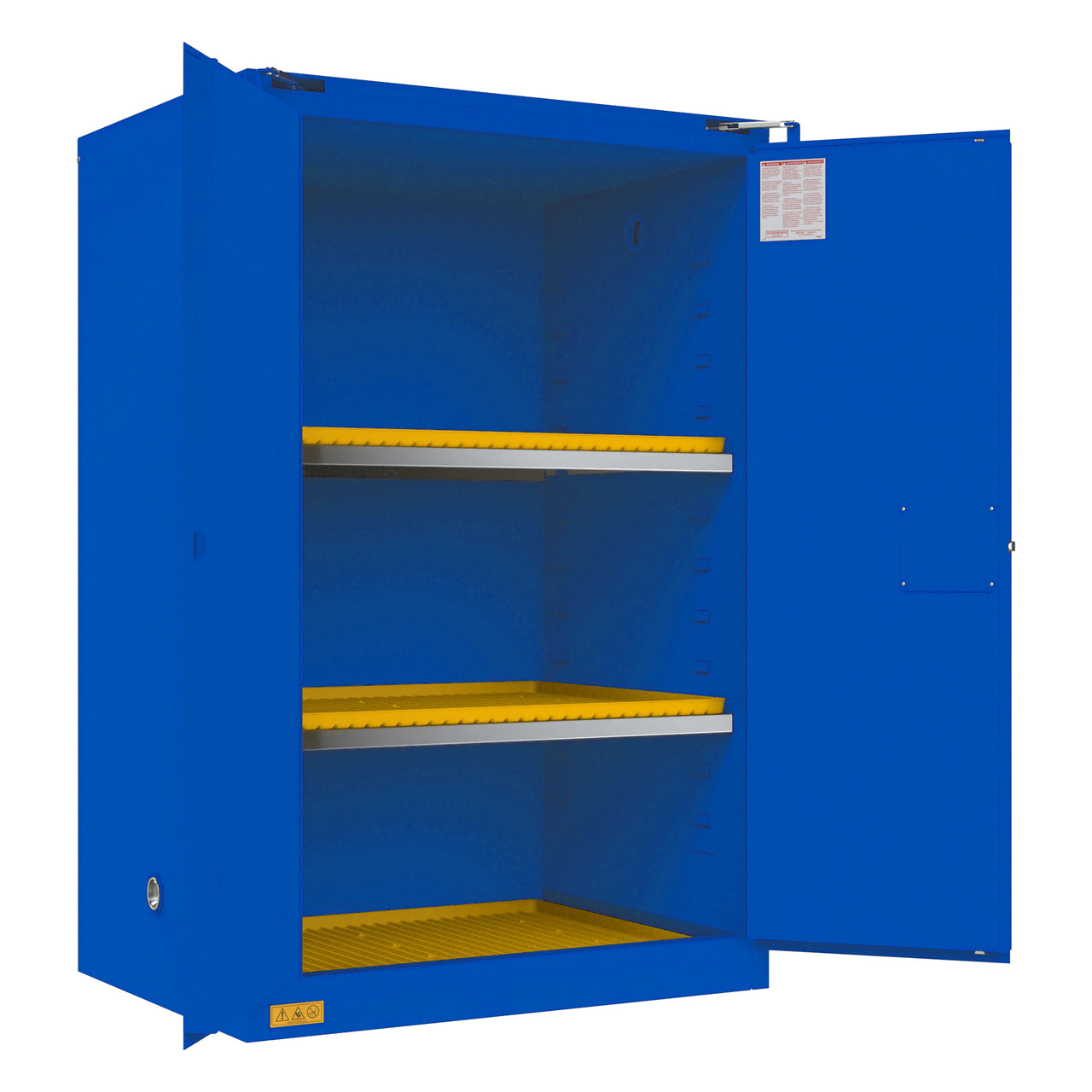 Corrosive Storage, 90 Gallon, Self Close