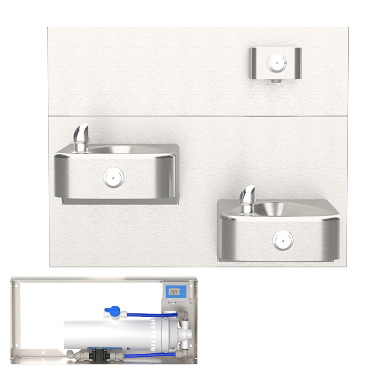 Haws Universal Water Filter Cabinet with Monitor