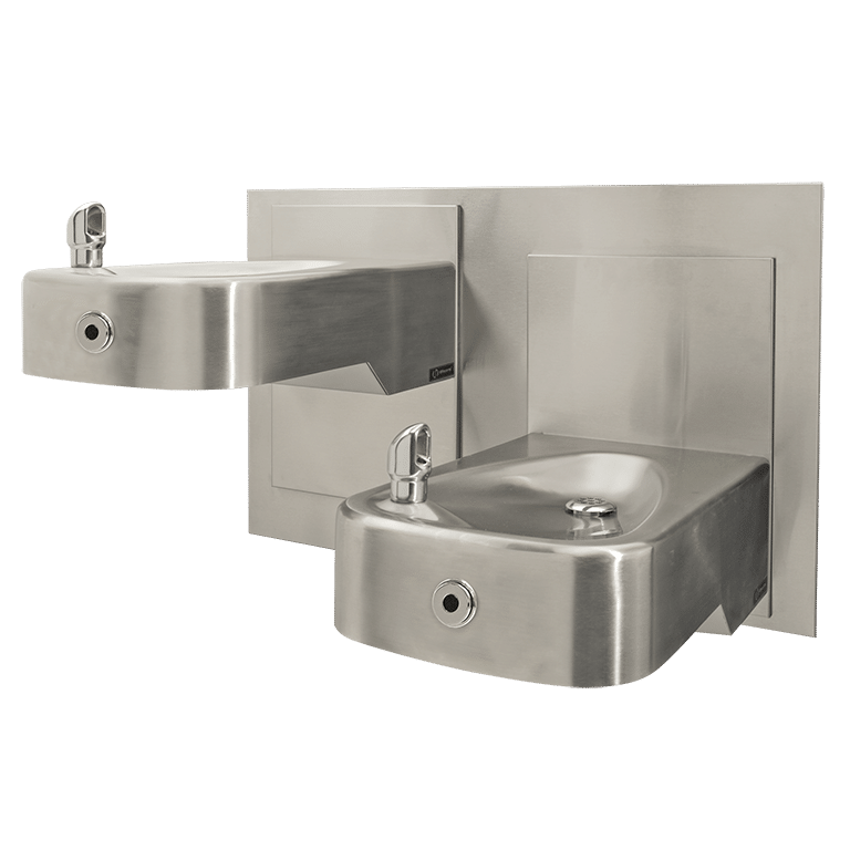 Wall Mount ADA Touchless Dual Adjustable Fountain