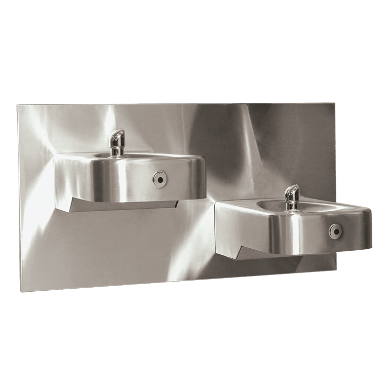 Wall Mount ADA Touchless Dual Fountain