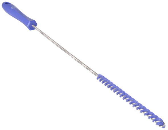 Vikan Tube Brush, 0.4", 19.7", Stiff, Purple