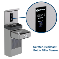 Thumbnail for Haws Vandal Resistant Bottle Filling Station and Hi-Lo ADA Drinking Fountain Non-Filtered Chilled