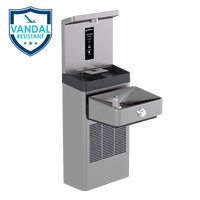 Thumbnail for Haws Vandal Resistant Bottle Filling Station and Hi-Lo ADA Drinking Fountain Non-Filtered Chilled