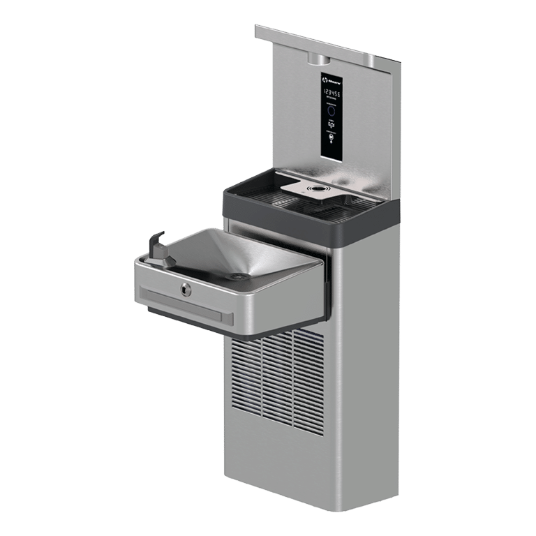 Wall Mount ADA Filtered Touchless Water Cooler and Bottle Filler